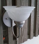 Vaxcel Lighting Babylon Wall Sconce Brushed Nickel WL65381BN. Fixed Price $29.00.