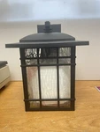 Quoizel 0809534 Outdoor Wall Lantern, 1-LIGHT. Fixed Price $19.99.
