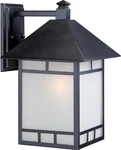 Nuvo Drexel Light 10" Outdoor Wall Fixture, Frosted Glass, Black 60-5603. Fixed Price $173.59.