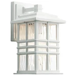 Beacon Square - 1 Light Outdoor Wall Sconce In Craftsman/mission Style Made. Fixed Price $149.99.