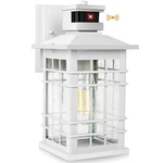 Kondras Motion Sensor Outside Wall Lantern Waterproof White Dusk Dawn Light. Fixed Price $50.45.