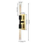 Safavieh Nyx Lt 24.5" Wall Sconce, Reduced Price 2172786387 SCN4097A. Fixed Price $53.00.