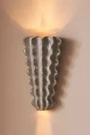 Corbett Ltg 394-02-CCG Esperanza Light 10 Inch Ceramic Gloss Gray Wall Sconce. Fixed Price $173.00.