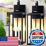 Myhxq 24 Extra Large Outdoor Wall Packs Black Exterior Lighting. Fixed Price $201.69.