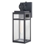 Vaxcel Lighting T0720 Hubbard 16" Tall Wall Sconce - Black. Fixed Price $118.99.