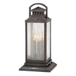 Hinkley Lighting 3 Revere Outdoor Pier Mount, Blackened Brass - 1187BLB. Fixed Price $849.00.