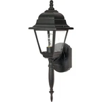 Nuvo Lighting 60/3455 Briton 18 Inch Textured Black Outdoor Wall Lantern. Fixed Price $53.99.