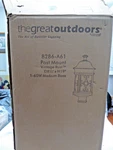 Thegreatoutdoors Minka Lavery Sage Ridge 1 Light Post Mount Vintage Rust. Fixed Price $105.00.