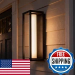 Skyglow Outdoor Wall Sconce Mounted Aluminum 120V Line Voltage Led Large. Fixed Price $174.52.