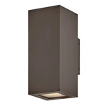 Hinkley Tetra 2LT Outdoor Wall Mount, Arch Bronze/etched 28914AZ-LL. Fixed Price $249.00.