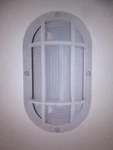 Lutec Coastal San Diego White Outdoor Integrated Led Bulkhead Wall Lantern. Fixed Price $19.95.