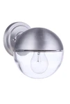Satin Aluminum One Light Outdoor Wall Mount From The Evie Collection. Fixed Price $63.38.