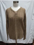 Troy Hill Ltd. Vintage Brown V-neck Long Sleeve Light Weight Sweater Size. Fixed Price $6.00.