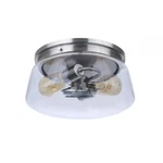 Craftmade Laclede 2 Light Outdoor Flush Mount, Satin Aluminum ZA3837-SA. Fixed Price $69.99.