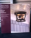 Hdc 11" Mccarthy 2-LIGHT Bronze Outdoor Flush Mount. Fixed Price $48.00.
