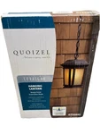 New Quoizel Lighting Corrigan Hanging Lantern Bronze Finish, Scavo Glass 0756845. Fixed Price $31.96.