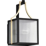 Nuvo Lighting 60/8501 Holden 11.13 Inch Black And Gold Outdoor Wall. Fixed Price $147.99.
