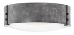 Aged Zinc Led Flush Mount From The Sawyer Collection. Fixed Price $399.00.