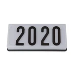 Yosemite Outdoor Address Light 115 Inch White Frame Black Numbers 14 Volt. Fixed Price $53.59.