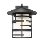 Nuvo Lighting Lansing 14" Wall Lantern, Etched/textured Black 60-6403. Fixed Price $246.99.