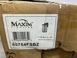Maxim 65754FSBZ Terrace Led E26 1-LIGHT 8" Wide Bronze Outdoor Wall Sconce. Fixed Price $113.99.