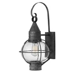 Hinkley Lighting Cape Cod 1 Outdoor Medium Wall Mount, Aged Zinc - 2204DZ. Fixed Price $399.00.