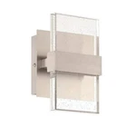 Home Decorators Collection Alberson 2-LIGHT Chrome Led Bubble Glass Wall Sconce. Fixed Price $42.74.
