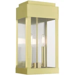 Livex Lighting 21235-12 York 16 Inch Satin Brass Outdoor Wall Lantern. Fixed Price $590.37.