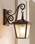 Hinkley Trellis 15 1/4" High Bronze Outdoor Wall Lantern. Fixed Price $329.00.