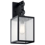 Kichler 59006 Lahden 17" Tall Outdoor Wall Sconce - Black. Fixed Price $159.99.