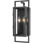 Z-lite 598S-BK Lucian 2 Light 18.5 Inch Black Outdoor Wall. Fixed Price $210.00.