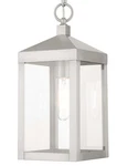 Livex Lighting 20591 Nyack 6"W Outdoor Mini Pendant - Nickel. Fixed Price $299.96.