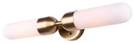 Canarm Bevin 2-LIGHT Wall Sconce, Modern Gold Finish With Frosted Glass Shades. Fixed Price $63.33.