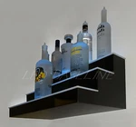 24" 3 Step Wall-mount Lighted Shelf, Home/bar Liquor Bottle Display Rack. Fixed Price $304.24.