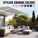 Aleko Semi-cassette Motorized Led Retractable 16X10 Ft Patio Awning Canopy. Fixed Price $674.25.
