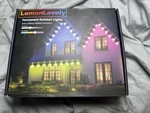Lemonlovely 200FT Smart Permanent Outdoor Lights, Rgb Led W/app Control. Fixed Price $149.00.