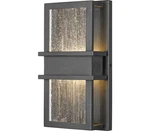 Z-lite 577S-BK-LED Eclipse Outdoor Wall Sconce, 2-LIGHT 16 Total Watts, Black. Fixed Price $154.88.