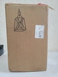 Lnc Black Outdoor Hanging Mini 1-LIGHT Farmhouse Lantern. Fixed Price $41.21.