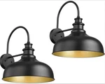 Outdoor Barn Wall Sconce Anti-rust Front Lighting Set Of 2. Fixed Price $67.49.