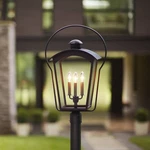 Hinkley Yale 26 3/4" High Black 3-LIGHT Outdoor Post. Fixed Price $466.65.