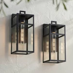 John Timberland Lucas 14 1/2" Sand Black Outdoor Lights Set Of. Fixed Price $259.98.