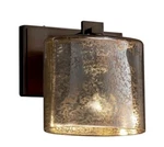 Justice Fusion Wall Sconce In Dark Bronze FSN-8447-30-MROR-DBRZ. Fixed Price $35.99.