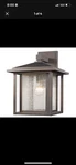 Z-lite 554B-ORB Aspen Light 15 Inch Oil Rubbed Bronze Outdoor Wall Sconce. Fixed Price $67.50.
