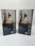 Pack Stockport 10 In. 2-LIGHT Matte Black Plug-in Hardwire Wall Sconce. Fixed Price $27.54.