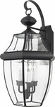Quoizel NY8318K 3-LIGHT Newbury Outdoor Lantern In Mystic Black. Fixed Price $263.81.