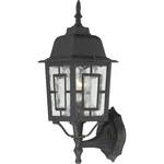 Nuvo Lighting 60/4926 Banyan 17 Inch Textured Black Outdoor Wall Lantern. Fixed Price $63.99.