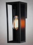 Hukoro Cali 1-LIGHT 13 In. Outdoor Wall Lantern With Matte Black Finish. Fixed Price $22.75.