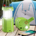 Solar Camping Lantern 3000MAH Hand Crank Led Usb Light. Fixed Price $38.33.
