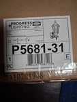 Progress Lighting Welbourne Outdoor Wall Lantern Black Hardwired P5681-31. Fixed Price $40.99.
