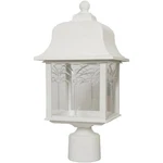 Sunlite Decorative Outdoor Orchid Post Fixture, White Finish, Clear Lens. Fixed Price $55.66.